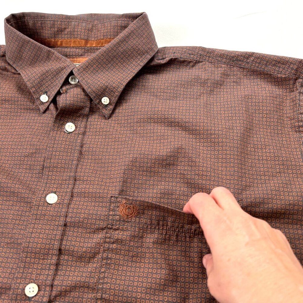 Panhandle Slim Rough Stock Mens XL Long Sleeve Button Up Shirt Designed In Texas - Picture 4 of 12